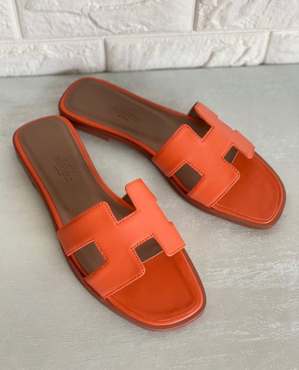 Hermes Oran Sandals - Πορτοκαλί