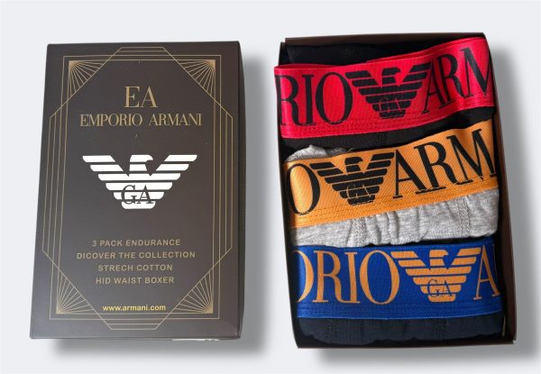 3 Pack Μποξεράκια Armani