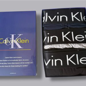 3 Pack Μποξεράκια Calvin Klein all black