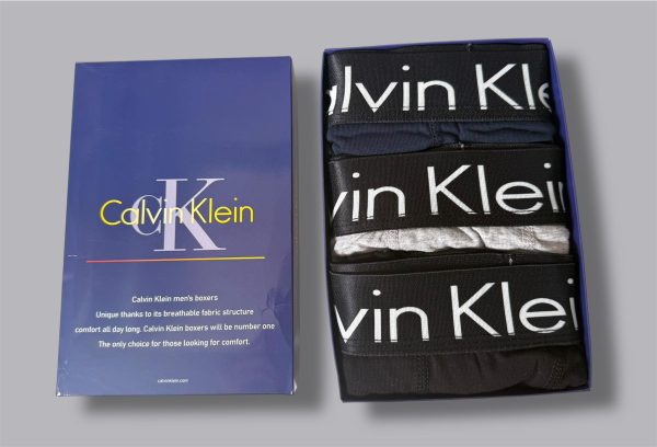 3 Pack Μποξεράκια Calvin Klein all black
